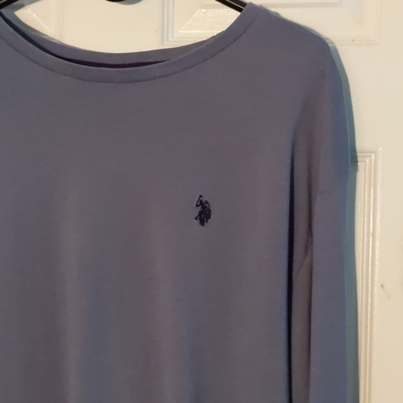 U.S. Polo Assn Long Sleeves Steel Blue Shirt . XL - Picture 1 of 7
